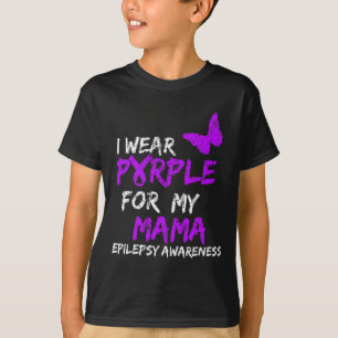 Epilepsi I Bära Lila för min Mamma T Shirt