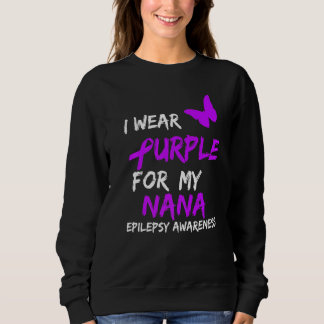 Epilepsi I Bärans Lila för min Nana Ribbon T Shirt