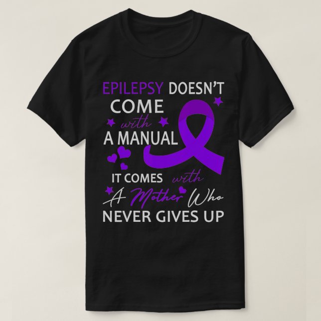 Epilepsi Komar inte med en manuell handbok T Shirt (Design framsida)