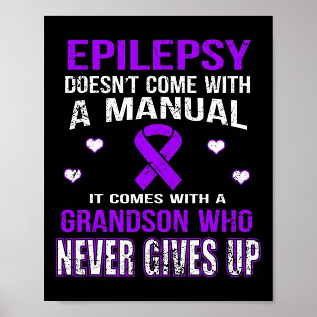 Epilepsi Kommer Med En Sonson Som Aldrig Ger Upp  Poster (Framsidan)