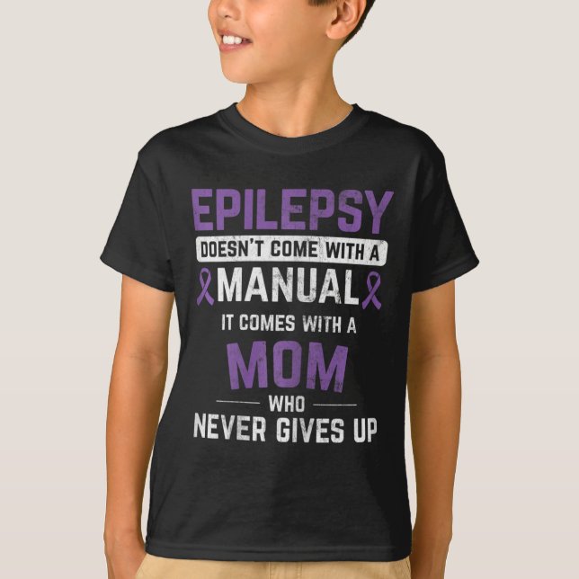 Epilepsi Mamma Epilepsi Epilepsi Awareness Epileps T Shirt (Framsida)