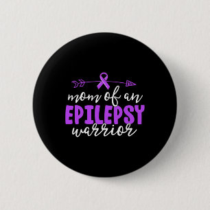 Epilepsi Mamma Lila Ribbon Awareness Mor Knapp