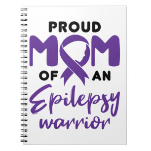 Epilepsi Mamma Proud Mamma i en epilepsianhängare Anteckningsbok