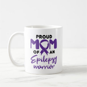 Epilepsi Mamma Proud Mamma i en epilepsianhängare Kaffemugg