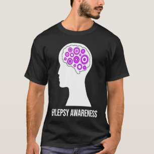 Epilepsi Medeness Brain Medveten Epileptic Warrior T Shirt
