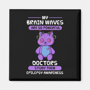 Epilepsi Medvetenhet Lila Epilepsi Brain Epilepsi Magnet