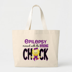 Epilepsi röra med den fla chicken jumbo tygkasse