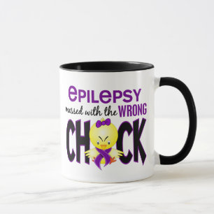 Epilepsi röra med den fla chicken mugg