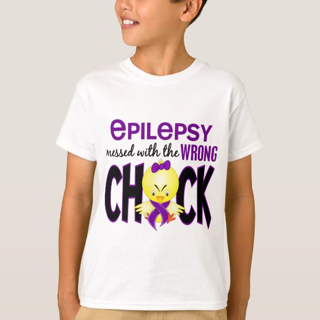 Epilepsi röra med den fla chicken t shirt (Framsida)