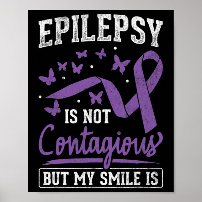 Epilepsi som inte är smittsam min sjömil är epilep poster (Framsidan)