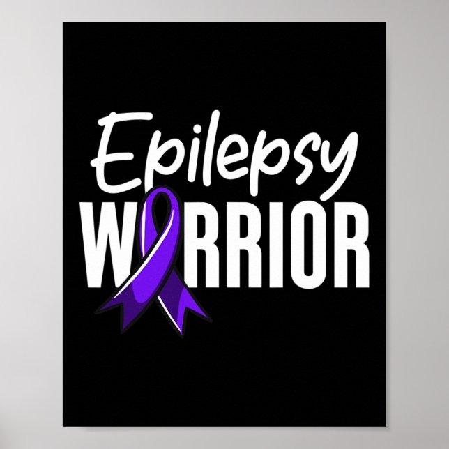 Epilepsi Warrior Clothing - Epilepsy Awareness Poster (Framsidan)