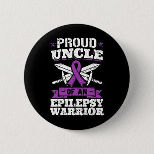 Epilepsi Warrior farbror Epileptic Seizure Disorde Knapp