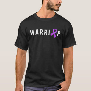 Epilepsi Warrior Manar Pappa Far Lila Ribbon Awar T Shirt
