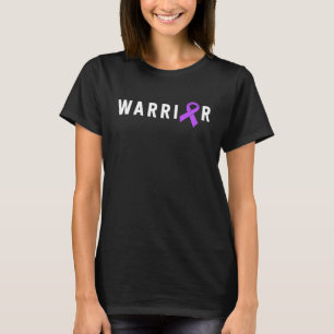 Epilepsi Warrior Manar Pappa Far Lila Ribbon Awar T Shirt