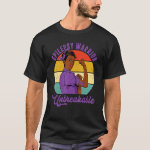 Epilepsi Warrior Obrytable Melanin Women Girls S T Shirt