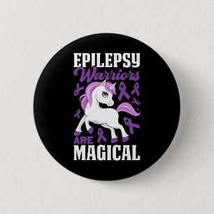 Epilepsianfall är magisk Lila Ribbon och Un Knapp