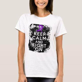 Epilepsibehållalugn och slagsmål på t shirt