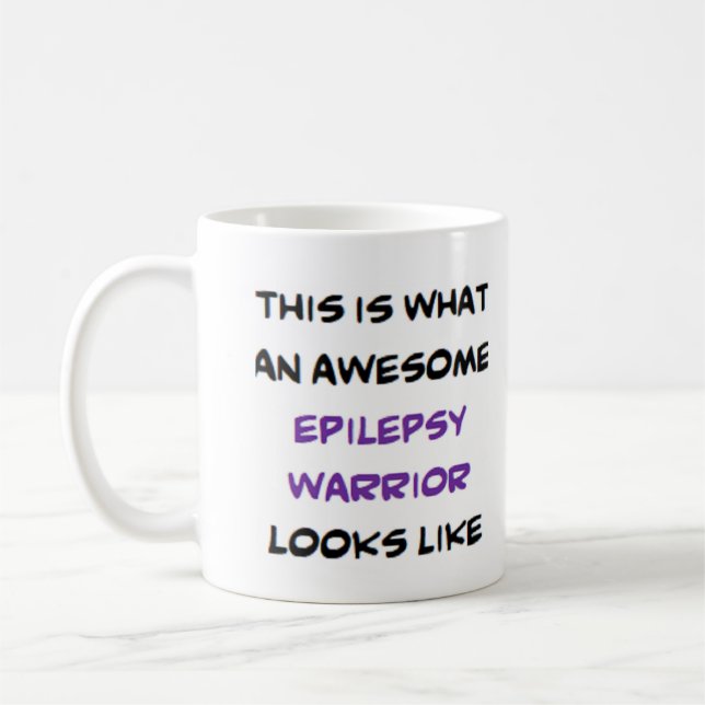 epilepsikrigare, fantastisk kaffemugg (Vänster)