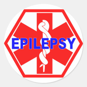 EPILEPSILÄKARUNDERSÖKNINGLEGITIMATION RUNT KLISTERMÄRKE