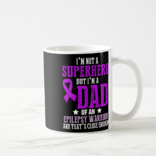 Epilepsimedvetande Epileptisk Warrior Överlevande Kaffemugg