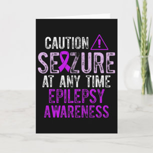 Epilepsimedvetande Epileptisk Warrior Överlevande Kort