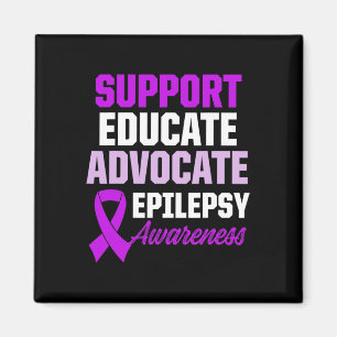 Epilepsimedvetande Epileptisk Warrior Överlevande Magnet