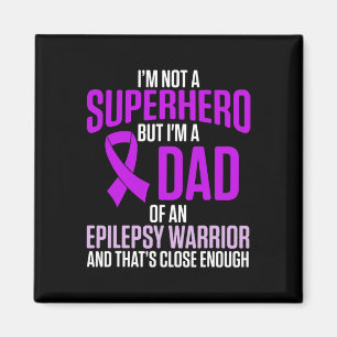 Epilepsimedvetande Epileptisk Warrior Överlevande Magnet