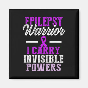 Epilepsimedvetande Epileptisk Warrior Överlevande Magnet