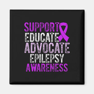 Epilepsimedvetande Epileptisk Warrior Överlevande Magnet