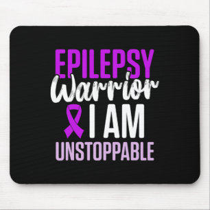Epilepsimedvetande Epileptisk Warrior Överlevande Musmatta