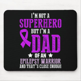 Epilepsimedvetande Epileptisk Warrior Överlevande Musmatta