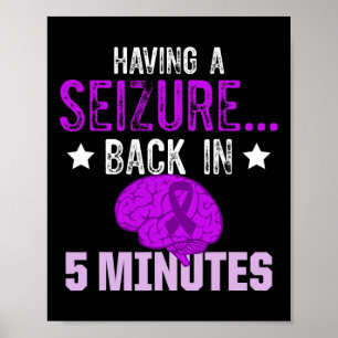 Epilepsimedvetande Epileptisk Warrior Överlevande Poster