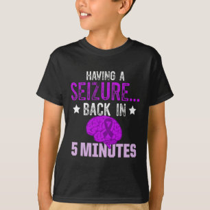 Epilepsimedvetande Epileptisk Warrior Överlevande T Shirt