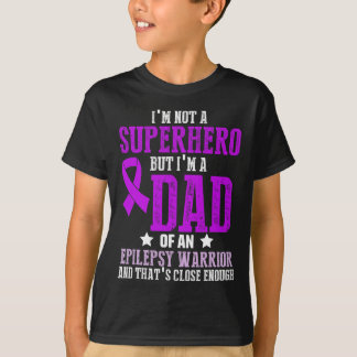 Epilepsimedvetande Epileptisk Warrior Överlevande T Shirt