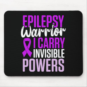 Epilepsimedvetande Epileptisk Warrior Överlevare 2 Musmatta