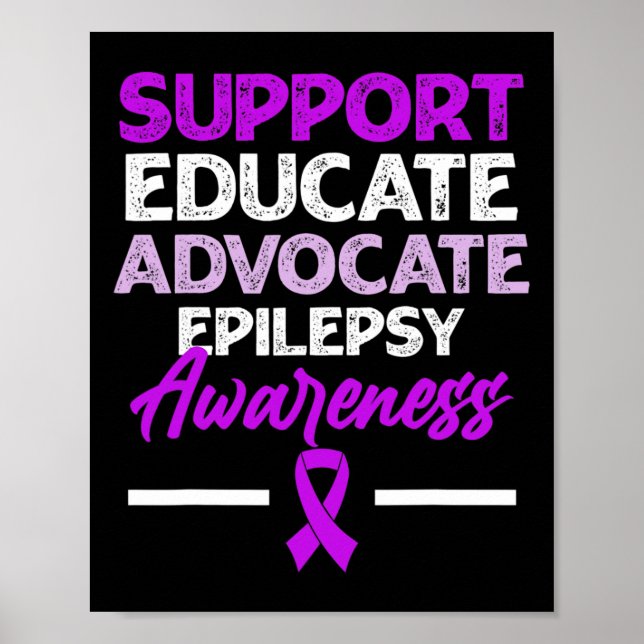 Epilepsimedvetande Epileptiskt anfall Survivor 2 2 Poster (Framsidan)