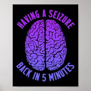 Epilepsimedvetande Har Anfall Epileptisk Krigare Poster