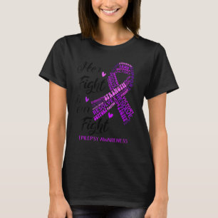 Epilepsimedvetande Hennes Kamp Är Vår Kamp Lila R T Shirt