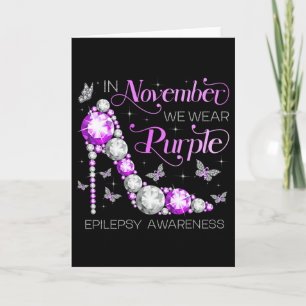 Epilepsimedvetande i november bär vi lila rumpa kort