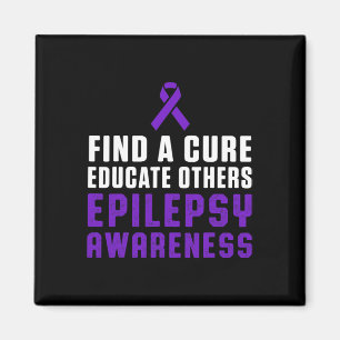 Epilepsimedvetande Kul Hälsosam Epileptisk Krigare Magnet