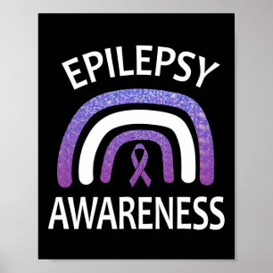 Epilepsimedvetande Överlevande Och Krigare Stöd Poster