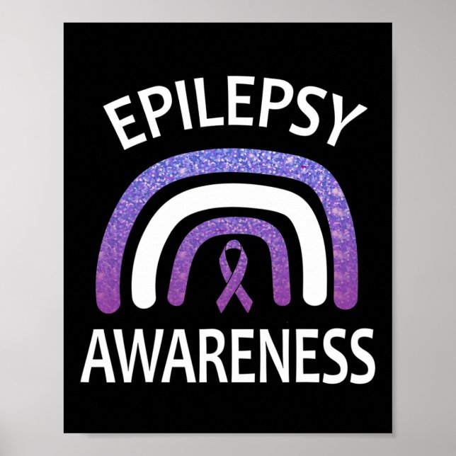 Epilepsimedvetande Överlevande Och Krigare Stöd  Poster (Framsidan)