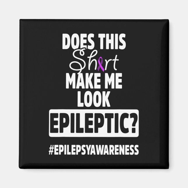 Epilepsimedvetande Se Epileptiskt anfall Survivor Magnet (Framsidan)