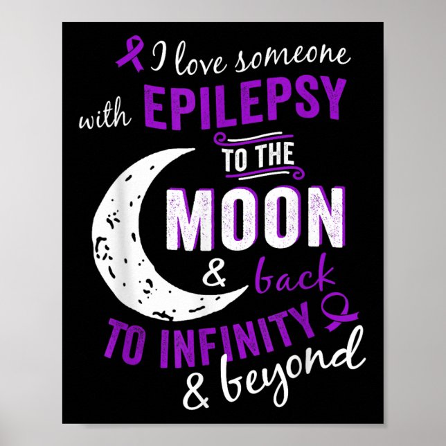 Epilepsimedvetandegörande Shirts - Epilepsimedveta Poster (Framsidan)