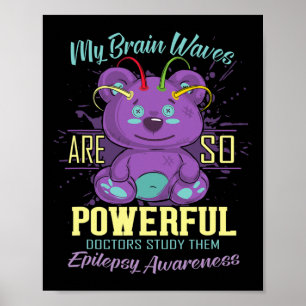 Epilepsimedvetandegörandedagen Lila Epileptikabekä Poster