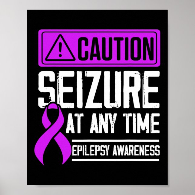 Epilepsimedvetandegrad Epileptikasanfall Survi Poster (Framsidan)
