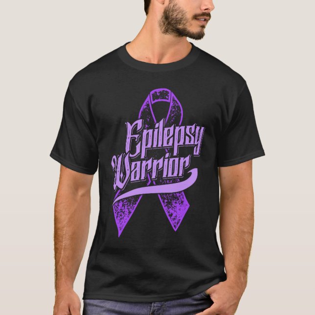 Epilepsimedvetandegrad Loving Epileptiskt anfall S T Shirt (Framsida)