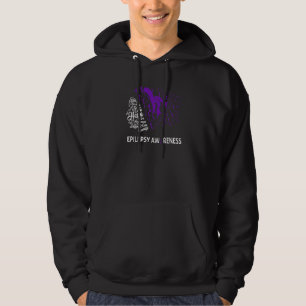 Epilepsimedvetandekrigare överlevande Trollslända Hoodie