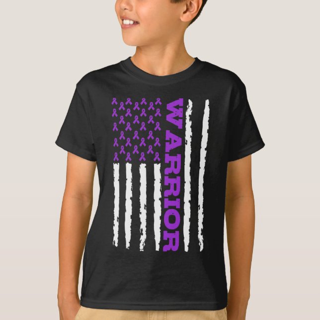 Epilepsimedvetandekrigare  t shirt (Framsida)