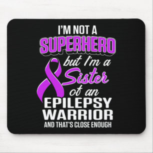 Epilepsimedvetandesyster Hjälte Epileptisk Warrior Musmatta